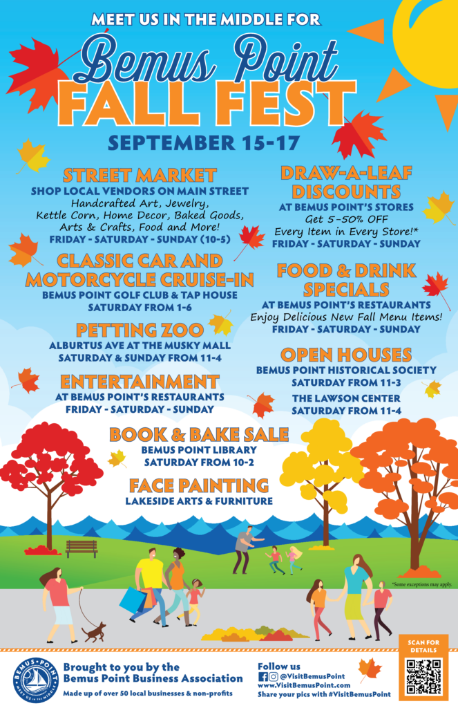 Bemus Point’s Fall Fest is September 15 17 Visit Bemus Point